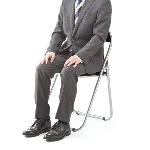 折りたたみイス ブラック 3脚セット パイプ椅子
