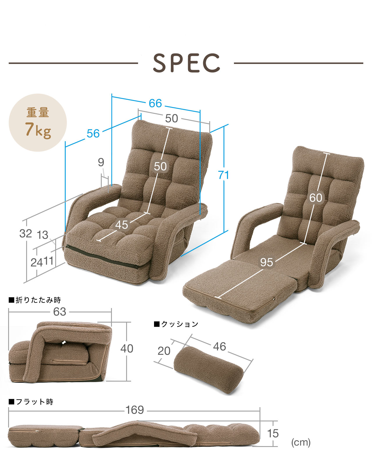 SPEC 重量7kg