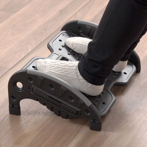 【アウトレット】フットレスト オフィス 姿勢 2WAY テレワーク デスクワーク 薄型 軽量