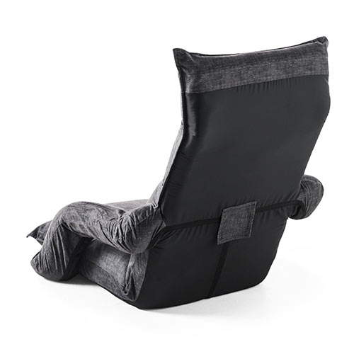 ハイバック肘置き付き座椅子(42段階リクライニング・マイクロ 