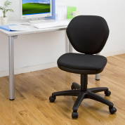 【アウトレット】オフィスチェア(ロッキング機能付・ブラック)