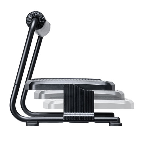 【アウトレット】フットレスト 足置き台 オットマン 耐荷重40kg 無段階角度調節 3段階角度調節