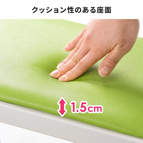 【アウトレット】折りたたみ式 踏み台  2段タイプ クッション付き ブラック