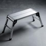 【アウトレット】アルミ製足場台 天板サイズ 76cm×30cm 高さ50cm 折りたたみ式 2段 耐荷重150kg