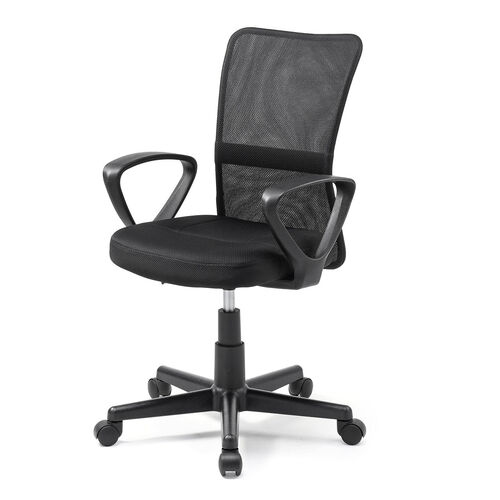 アウトレット】極厚クッション オフィスチェア アームレスト付き