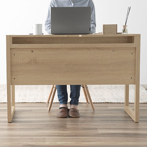 【アウトレット】パソコンデスク(書斎デスク・幅105cm・奥行50cm・引き出し付き・テレワーク・在宅勤務)