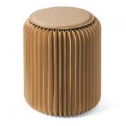 折りたたみ式 アコーディオンスツール ハニカム構造 紙製 ブラウン