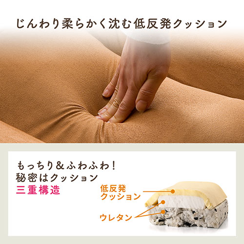 【アウトレット】肘掛け付き ハイバック座椅子 サイドポケット付き マイクロファイバー生地 14段階リクライニング ダークブラウン