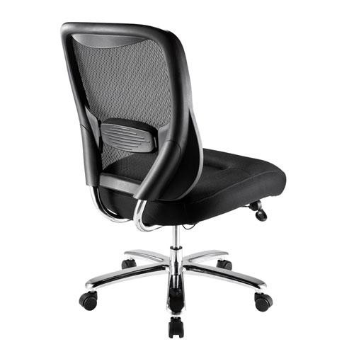 【アウトレット】高耐荷重 メッシュチェア 耐荷重200kg ブラック