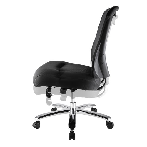 【アウトレット】高耐荷重 メッシュチェア 耐荷重200kg ブラック