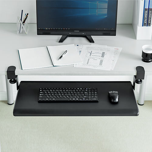 【アウトレット】後付けキーボードスライダー クランプ式