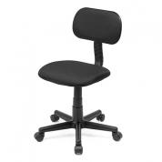オフィスチェア ワークチェア コンパクト 小さめ 低め シンプル 学習椅子 子供 自宅 ブラック YK-SNC131BK