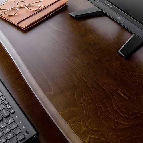 パソコンデスク ハイタイプ 木製天板 収納棚付 幅100cm Yk Desk0 イス王国