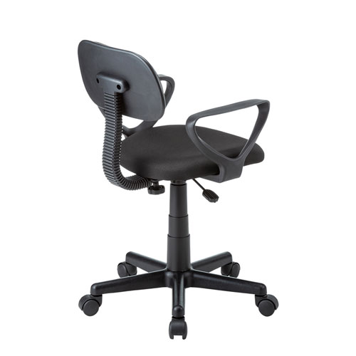 【アウトレット】オフィスチェア 肘付き ブラック