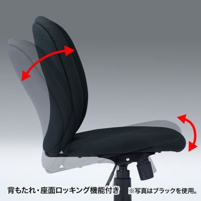 【アウトレット】OAチェア(ブラック)