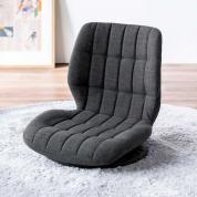回転座椅子 コンパクト シェルデザイン ブラック