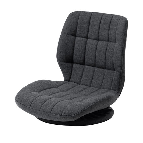 回転座椅子 コンパクト シェルデザイン ブラック