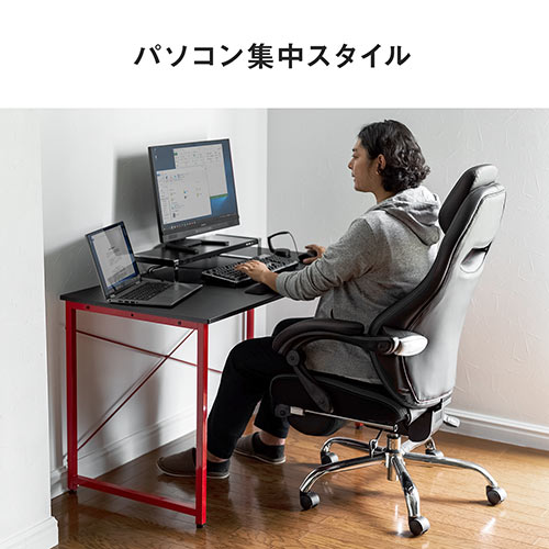 特価商品ゲーミングデスク幅112cm*奥行60cm*高さ74.4cm PCデスク パソコンデスク