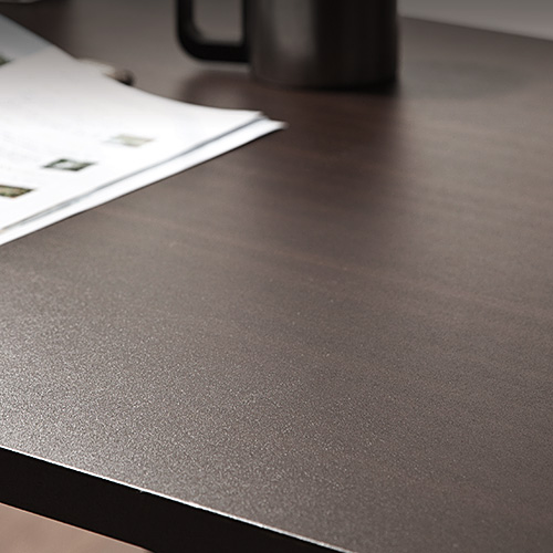 【アウトレット】L字型デスク 木製 幅150cm+90cm ダークブラウン