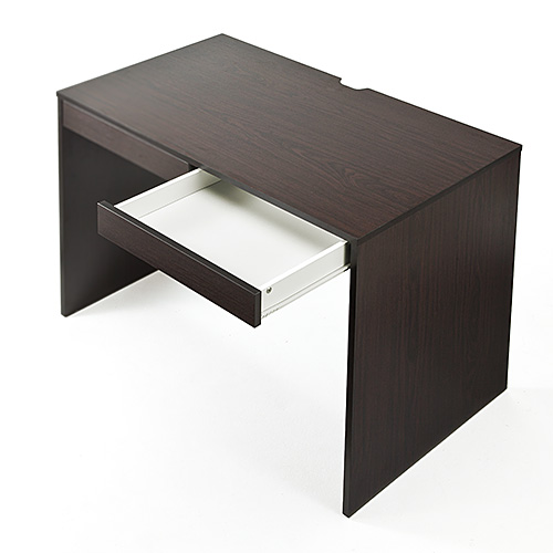 【アウトレット】パソコンデスク 幅100cm ワークデスク 書斎 書斎机 学習机 ブラウン