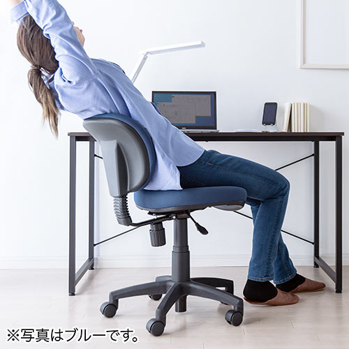 オフィスチェア モールドウレタン ロッキング キャスター付 ガス圧昇降 コンパクト グリーン Yk Snc129g イス王国