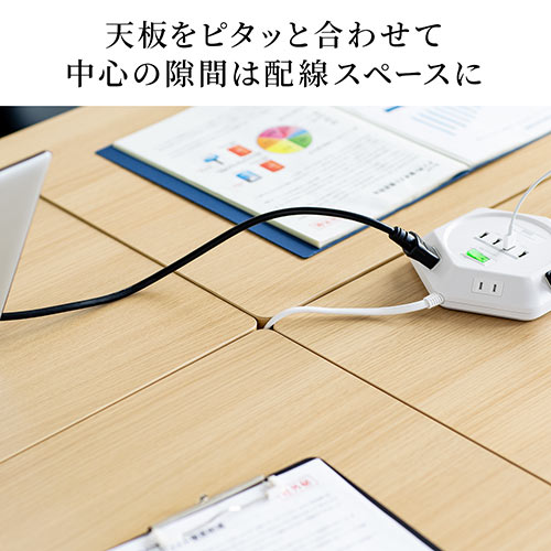 【アウトレット】折りたたみデスク 幅75cm 奥行45cm キャスター 中棚付き 木目 ライトブラウン
