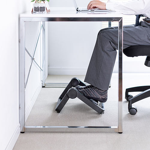 【アウトレット】折りたたみ式 フットレスト 高さ 角度調整