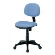 事務椅子(低ホルムアルデヒド・背もたれチルト機能・ロッキング機能・ビニールレザー・ブルー)