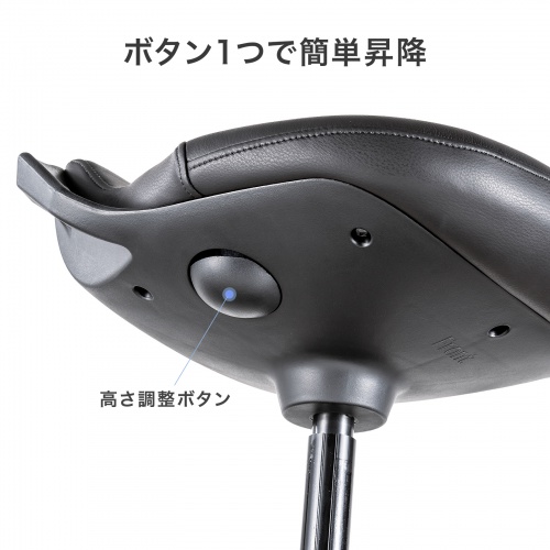 ハイスツール 立ち座り椅子 レジ向け ビニールレザー モールドウレタン