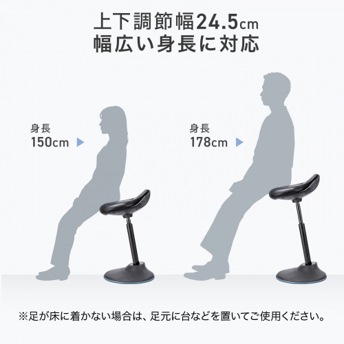ハイスツール 立ち座り椅子 レジ向け ビニールレザー モールドウレタン