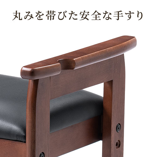 【アウトレット】玄関椅子 玄関チェア 玄関ベンチ スツール 靴収納 腰かけ クッション付き【組立サービス対象品】