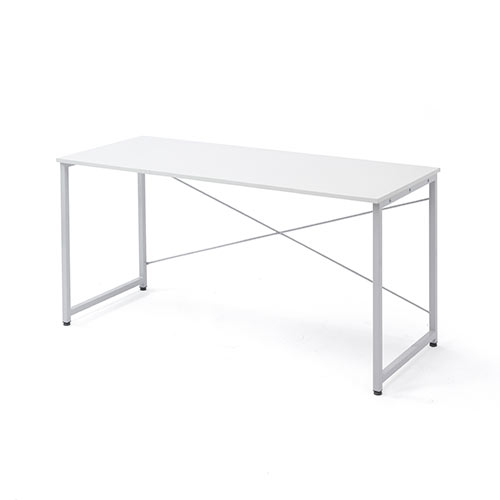 【アウトレット】ワークデスク  幅140cm 奥行60cm ホワイト
