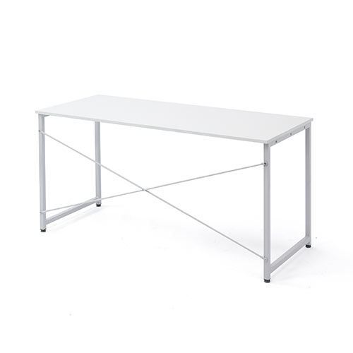 【アウトレット】ワークデスク  幅140cm 奥行60cm ホワイト