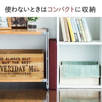 【アウトレット】折りたたみ収納スツール 布張り 幅38cm 耐荷重100kg ボックススツール ダークブラウン