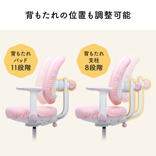 学習チェア キッズチェア 一体型背もたれブルー
