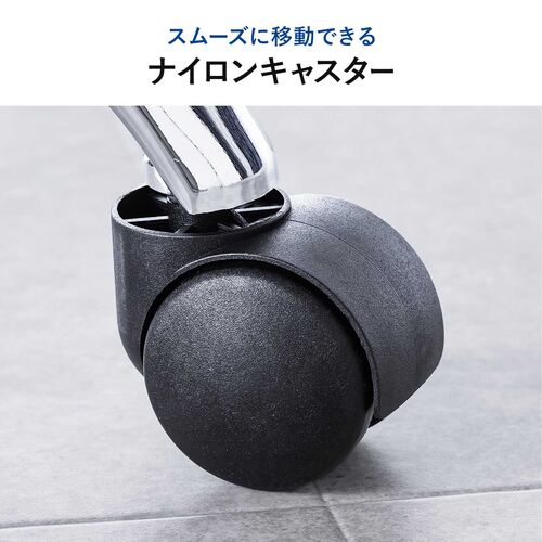 【アウトレット】ワークチェア S字背もたれ ハイバック アームレスト付き ブラック