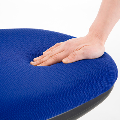 【アウトレット】オフィスチェア(ロッキング機能付・ブルー)