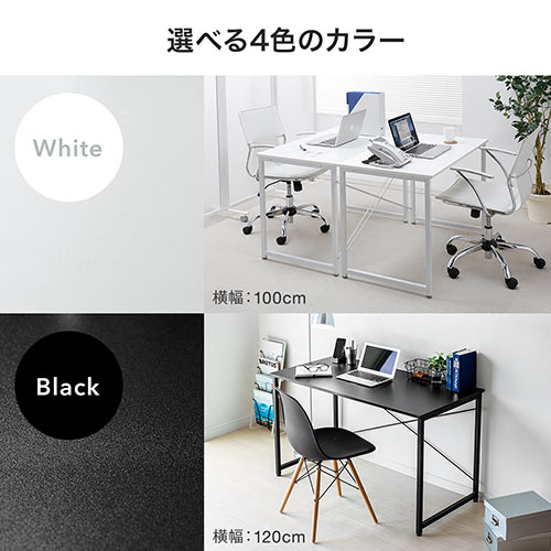 アウトレット】ワークデスク 幅60cm 奥行60cm ホワイト Z100-DESKF001