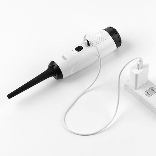 ◆処分特価◆電動エアダスター 充電式 3段階風量調整 LEDライト ノズル付き