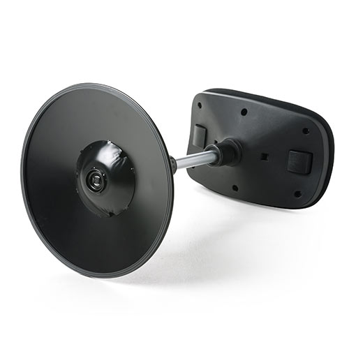 【アウトレット】ハイスツール 座面フレキシブル可動 ガス圧高さ調整 ブラック