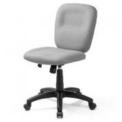 オフィスチェア 布張り ロッキング機能 キャスター付き グレー