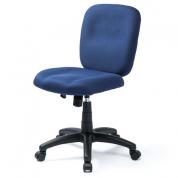 オフィスチェア 布張り ロッキング機能 キャスター付き ネイビー