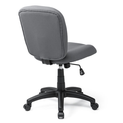 防汚 防傷 オフィスチェア 布張り ロッキング機能 キャスター付き グレー