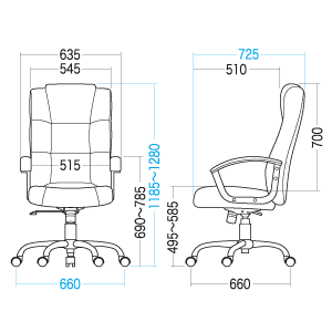 レザーチェア スプリットレザー 社長椅子 プレジデントチェア ハイバック メタルレッグフレーム
