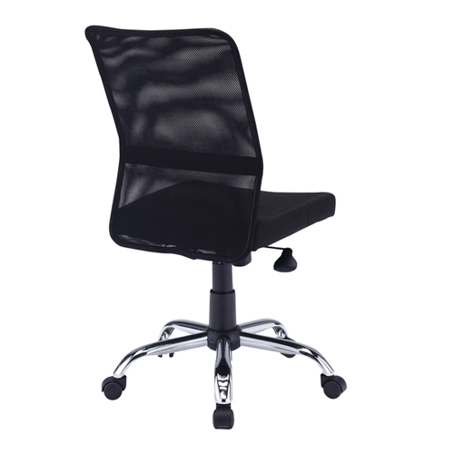 【アウトレット】メッシュチェア アームレスト無し ブラック