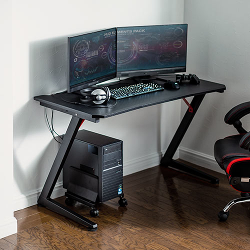 【アウトレット】ゲーミングデスク 幅1200mm 奥行600mm