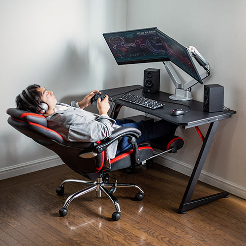 【アウトレット】ゲーミングデスク 幅1200mm 奥行600mm