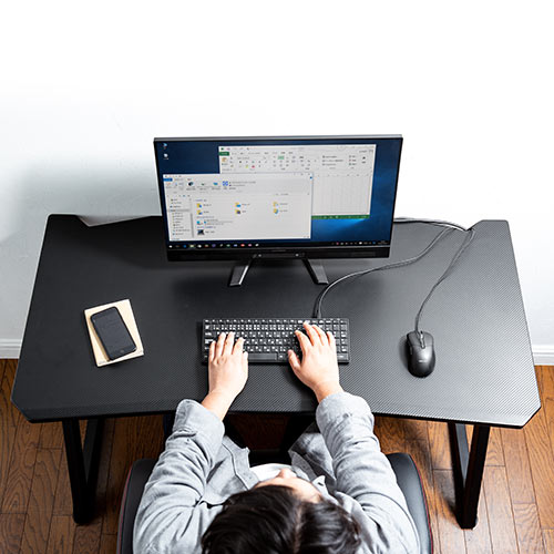 【アウトレット】ゲーミングデスク 幅1200mm 奥行600mm