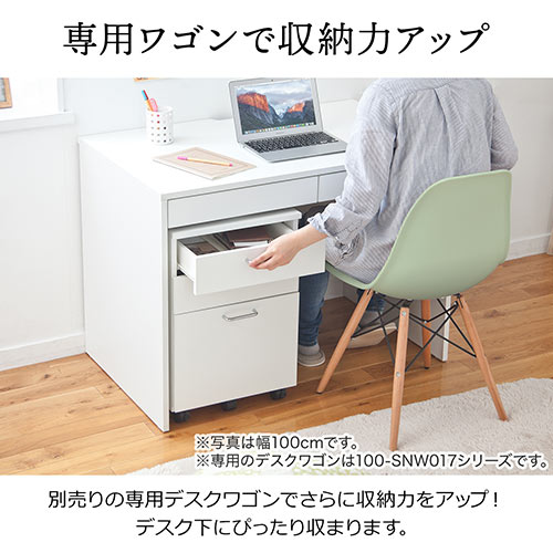 【アウトレット】引き出し付きパソコンデスク 幅120cm 奥行60cm 高さ72cm ワークデスク