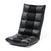 ◆12/15 16時までセール特価◆座椅子 本革 コンパクト 幅500mm リクライニング 42段階調整
